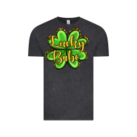 Vintage Black St. Patrick's Lucky babe Vintage Tee - OliviaCreatesArt