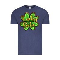 Vintage Denim St. Patrick's Lucky babe Vintage Tee - OliviaCreatesArt