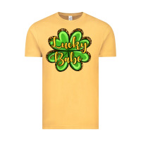 Vintage Mustard St. Patrick's Lucky babe Vintage Tee - OliviaCreatesArt