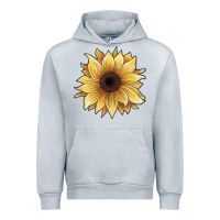 Heather Grey watercolor sunflower Urban Hoodie - JahusDesignShop
