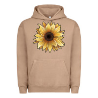 Pigment Burro watercolor sunflower Urban Hoodie - JahusDesignShop