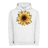 Pigment Lunar Rock watercolor sunflower Urban Hoodie - JahusDesignShop