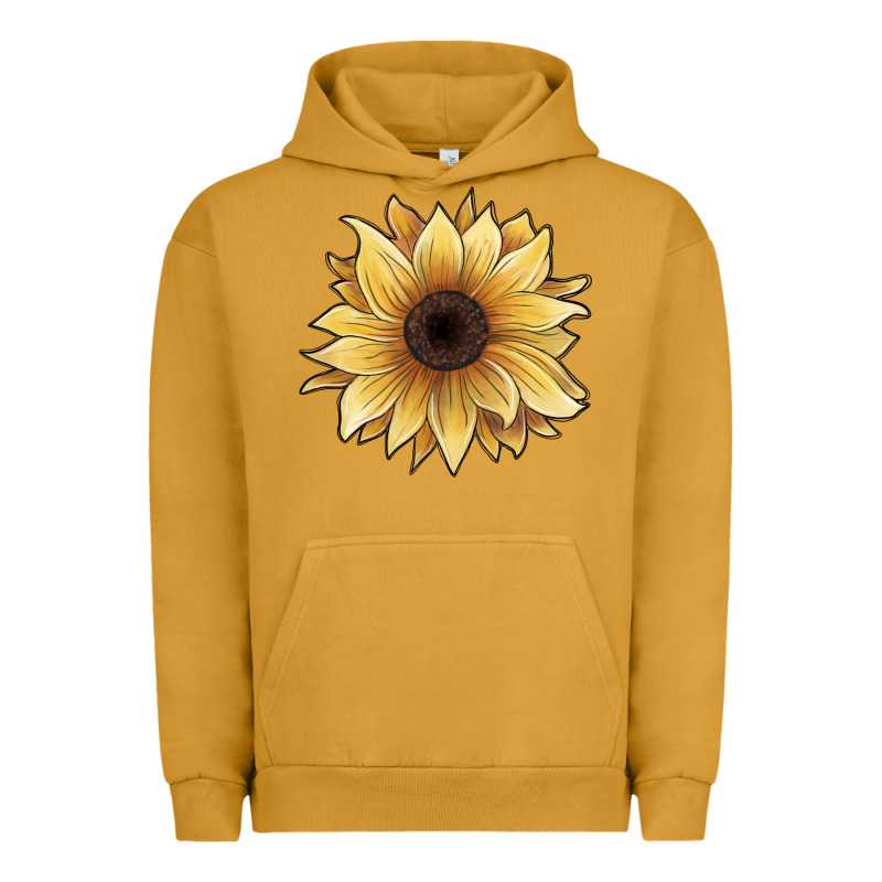 Watercolor Sunflower Urban Hoodie by JahusDesignShop | Teevron
