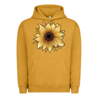 Pigment Peanut Butter watercolor sunflower Urban Hoodie - JahusDesignShop
