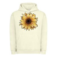 Pigment Pistachio watercolor sunflower Urban Hoodie - JahusDesignShop