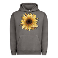 Pigment Tornado watercolor sunflower Urban Hoodie - JahusDesignShop
