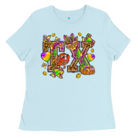 Baby Blue Texas Mardi Gras Ladies Tee - HowdyJamesFarm
