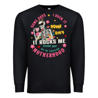 Black funny motherhood Premium Sweatshirt - JahusDesignShop