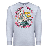 Heather Grey funny motherhood Premium Sweatshirt - JahusDesignShop