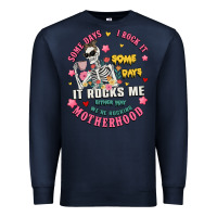 Navy funny motherhood Premium Sweatshirt - JahusDesignShop