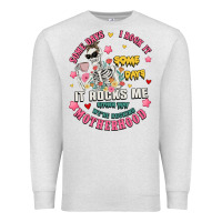 Oatmeal Heather funny motherhood Premium Sweatshirt - JahusDesignShop