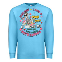 Ocean Blue funny motherhood Premium Sweatshirt - JahusDesignShop