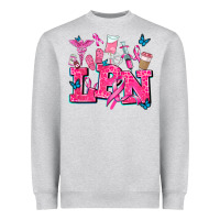 Heather Grey lpn cancer  nurse with Heavyweight Sweatshirt - AdoDesignShop