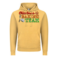 Vintage Mustard christmas baking team Vintage Hoodie - FaDigitalArtStudio