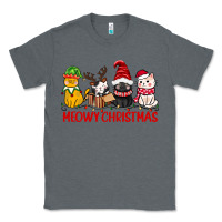 Charcoal Heather meowy christmas Classic Tee - CowGirlArtShop
