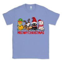 Colony Blue meowy christmas Classic Tee - CowGirlArtShop