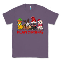 Lavender meowy christmas Classic Tee - CowGirlArtShop