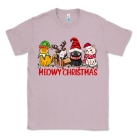 Lilac meowy christmas Classic Tee - CowGirlArtShop