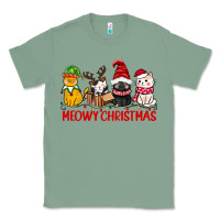 Sage meowy christmas Classic Tee - CowGirlArtShop