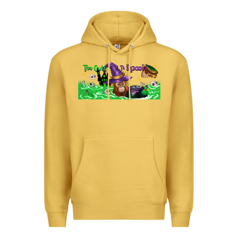 Too Cute To Spook Baby Orangutan Premium Hoodie by LillyAllenDesigns | Teevron
