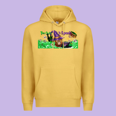 Too Cute To Spook Baby Orangutan Premium Hoodie Designed By Lillyallendesigns