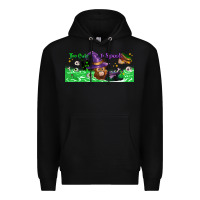 Black Too Cute To Spook Baby Orangutan Premium Hoodie - LillyAllenDesigns