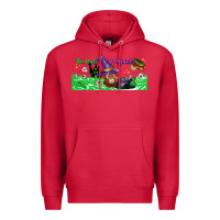 Cardinal Too Cute To Spook Baby Orangutan Premium Hoodie - LillyAllenDesigns