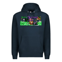 Navy Too Cute To Spook Baby Orangutan Premium Hoodie - LillyAllenDesigns