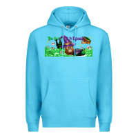 Ocean Blue Too Cute To Spook Baby Orangutan Premium Hoodie - LillyAllenDesigns