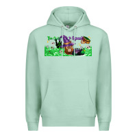 Seafoam Too Cute To Spook Baby Orangutan Premium Hoodie - LillyAllenDesigns