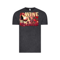 Vintage Black Wine is my Valentine's Day Vintage Tee - FaDigitalArtStudio