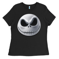 Black happy halloween pumpkin Trick or treat Ladies Tee - artisFamous