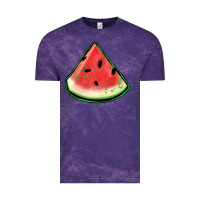 Cloud Purple watermelon sliece Vintage Tee - Jasminsmagicworld