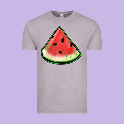 Watermelon Sliece Vintage Tee Designed By Jasminsmagicworld