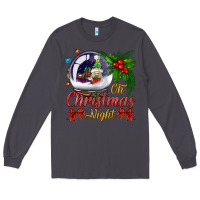 Smoke oh christmas night snow globe Long Sleeve Tee - BundleAndBundleShop