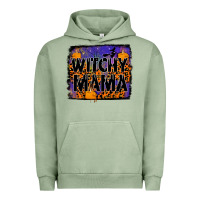 Pigment Oil Green witchy mama Urban Hoodie - JahusDesignShop