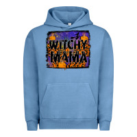 Pigment Pebble Blue witchy mama Urban Hoodie - JahusDesignShop