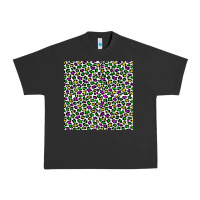 Pigment Black mardi gras leopard  seamless pattern Urban Heavy Tee - FaDigitalArtStudio