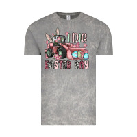 Cloud Rock I dig Easter Day Vintage Tee - OliviaCreatesArt