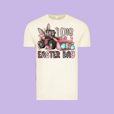 I Dig Easter Day Vintage Tee Designed By Oliviacreatesart