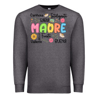 Charcoal Heather madre spanish mothers day Premium Sweatshirt - JahusDesignShop