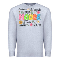 Heather Grey madre spanish mothers day Premium Sweatshirt - JahusDesignShop