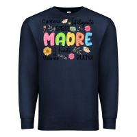 Navy madre spanish mothers day Premium Sweatshirt - JahusDesignShop