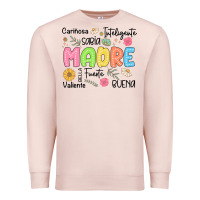 Pale Pink madre spanish mothers day Premium Sweatshirt - JahusDesignShop