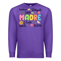Purple madre spanish mothers day Premium Sweatshirt - JahusDesignShop