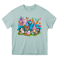 Arona Easter gnomies with truck Easter Day Heavy Core Tee - HowdyJamesFarm