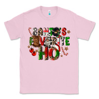 Bubblegum Pink santas favorite ho Classic Tee - CowGirlArtShop