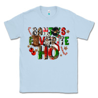 Dusty Blue santas favorite ho Classic Tee - CowGirlArtShop