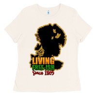 Bone Living free-ish since 1865 Ladies Tee - HowdyJamesFarm