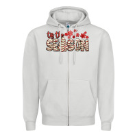 Dove Grey tis the season with christmas cake Zipper Hoodie - AdoDesignShop